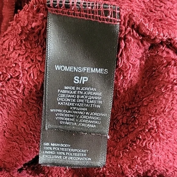 The North Face Osito Fleece Jacket Burgundy Red Women's Size Small - Picture 11 of 12